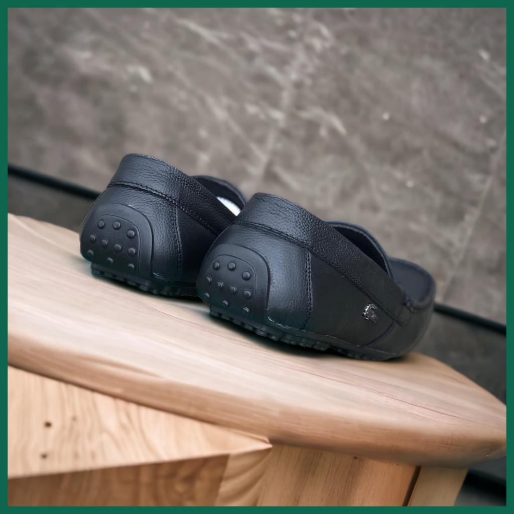 รองเท้าทํางาน FORMAL สําหรับผู้ชาย หนังแท้ SIZE 38-44 / รองเท้าโลฟเฟอร์ SLIP-ON สําหรับผู้ชาย รองเท้าโลฟเฟอร์ WEDDING - รูปที่ 3