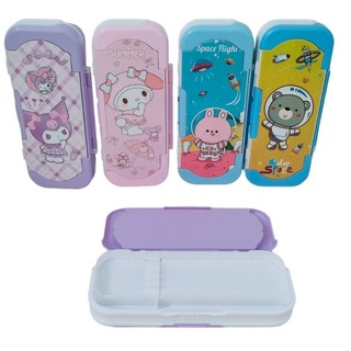 Kotak Pensil Karakter Kuromi/Melody Multifungsi/Tempat Pensil Anak Sekolah Dengan Karakter