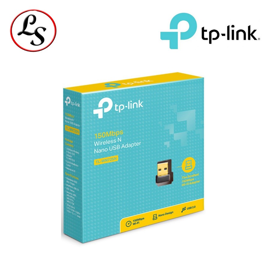 TP-LINK USB NANO RECEIVER TL-WN725N / TPLINK Wireless USB WiFi WN725N