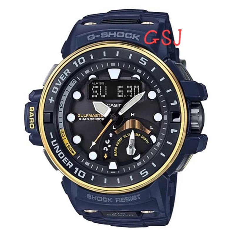 สายนาฬิกา casio G shock ใหม่ GWN-Q1000NV-2ADR