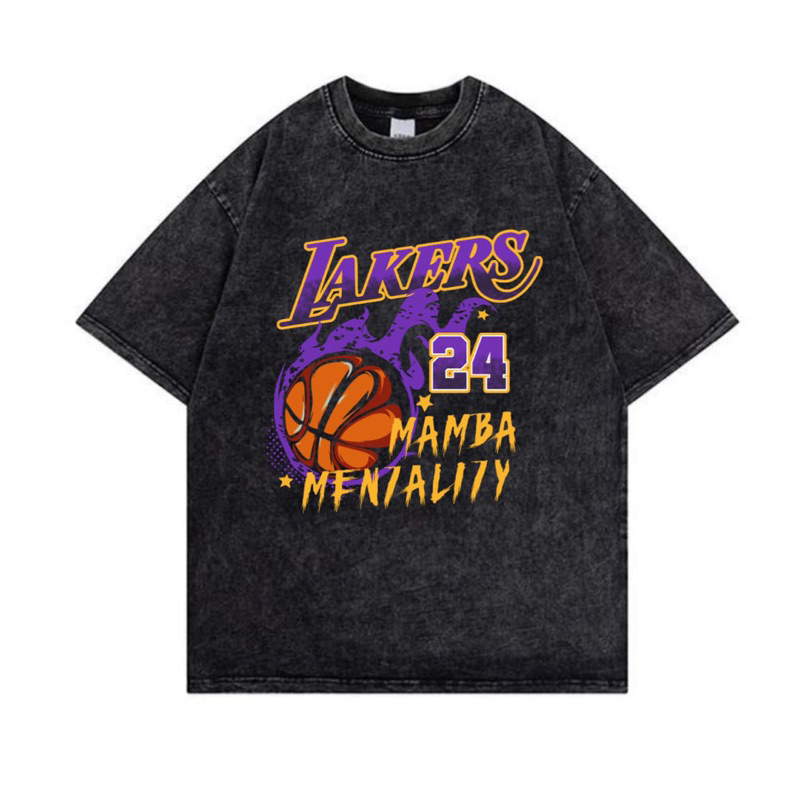 ล้าง LAKERS 24S OVERSIZE เสื้อยืดขายส่ง