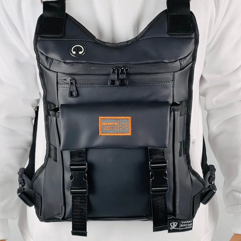 Polo Amstar กระเป๋าคาดหน้าอกกันน้ํา คาดหน้าอก กระเป๋าเสื้อกั๊ก อกยุทธวิธี กระเป๋าคาดหน้าอก