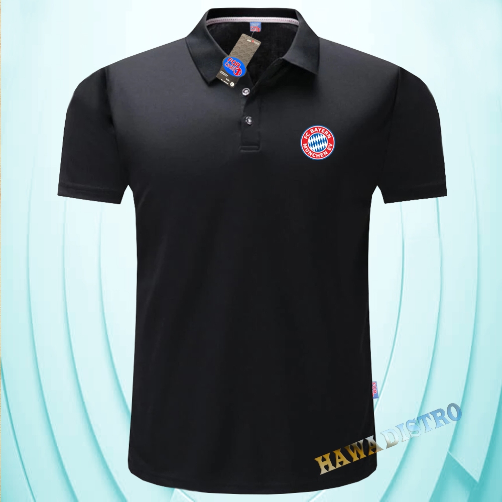 Hn Fashion - Bayern Munich Print Collar Polo - Distro Men& 39;s Collar T-Shirt - Men& 39;s Collar Po