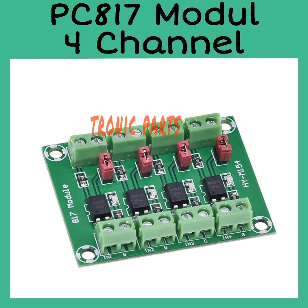 PC817 4 Channel Optocoupler บอร์ดแยก 4 CH Opto Module