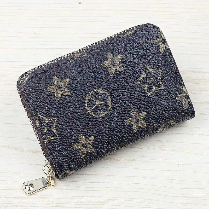 CARD WALLET CARD SLOT WALLET DOMPWT ZIPPER