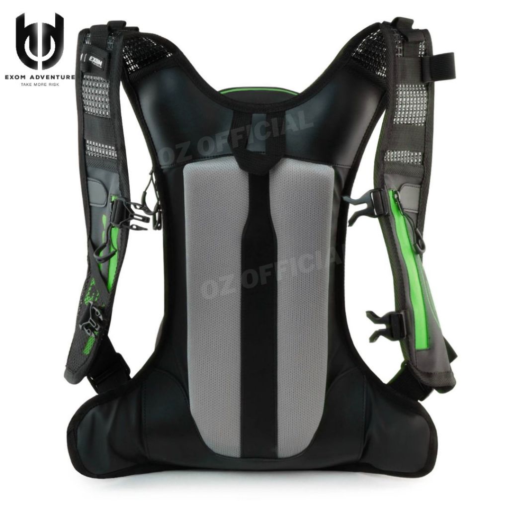 Hitam Exom - hydropack ASTRO กระเป๋าเป้สะพายหลัง 2224 - BL 08 hydropack Biker กระเป๋าเป้สะพายหลัง สีดํา แทรบาส วิบาก กระเป๋าจักรยาน