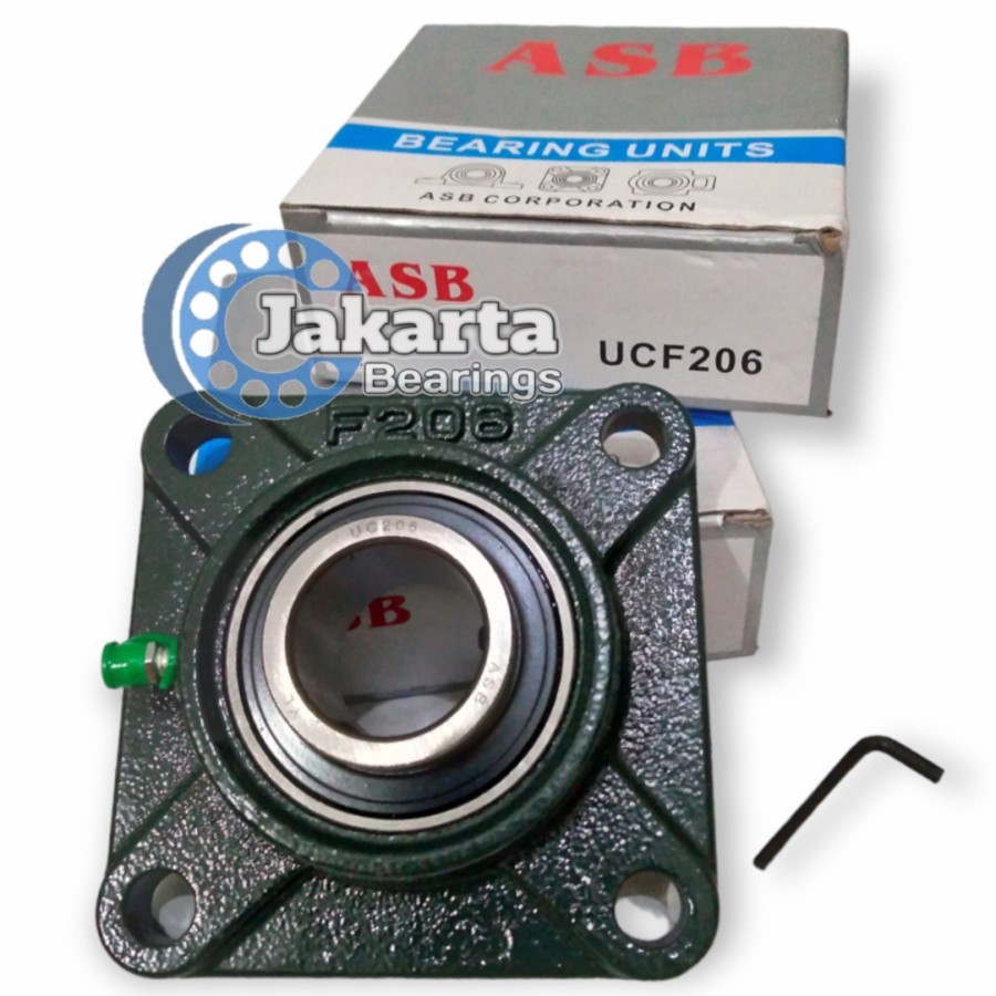 UCF 206 As 30mm Pillow Block UCF206 เป็นแบรนด์ ASB ขนาด 30 มม.