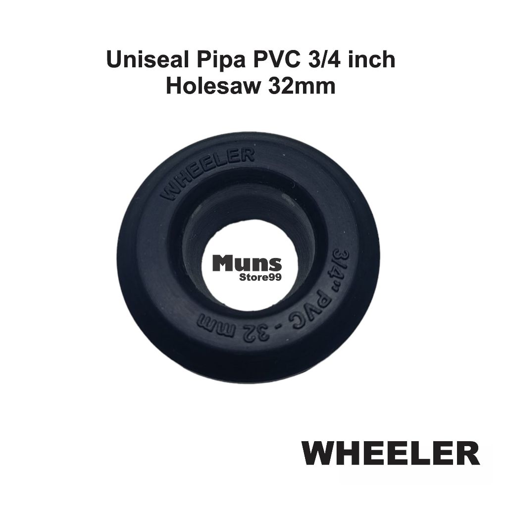 Uniseal ท่อ PVC ยาง 3/4 นิ้ว Aquaponic และ Hydroponic System WHEELER