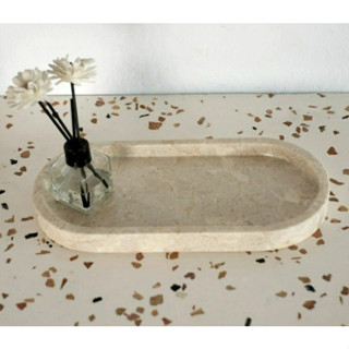 ที่รองแก้วคอนกรีตรูปไข่/ที่รองแก้ววงรีหินอ่อน/ถาดหินอ่อนรุ่น…