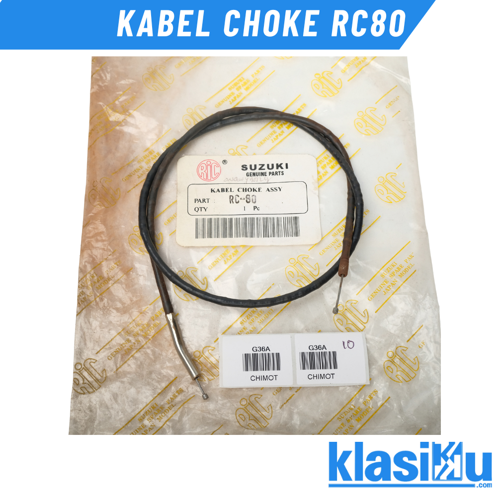 Choke Cable Cuk Suzuki Rc80 Rc 80 Rc100 Rc 100 Bravo Sprinter Suzuki อะไหล่แท้