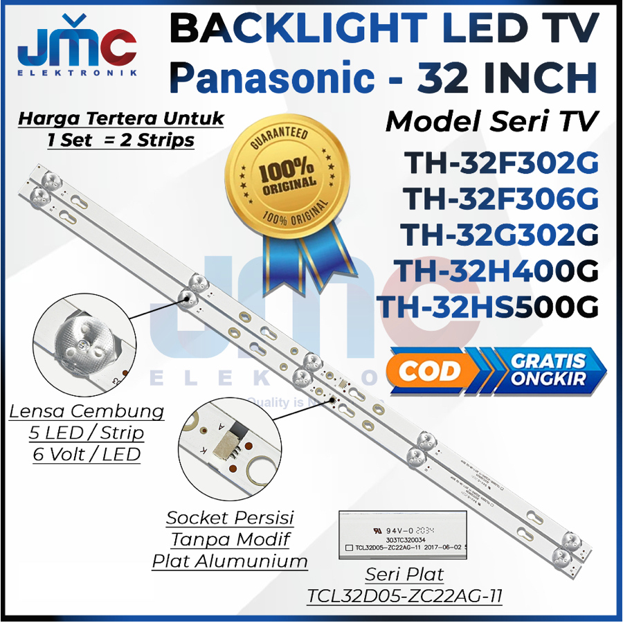 PANASONIC 32 นิ้ว LED TV BACKLIGHT TH-32F302G TH-32G302G TH-32F306G TH32F302G TH32G TH32F306G TH32H4
