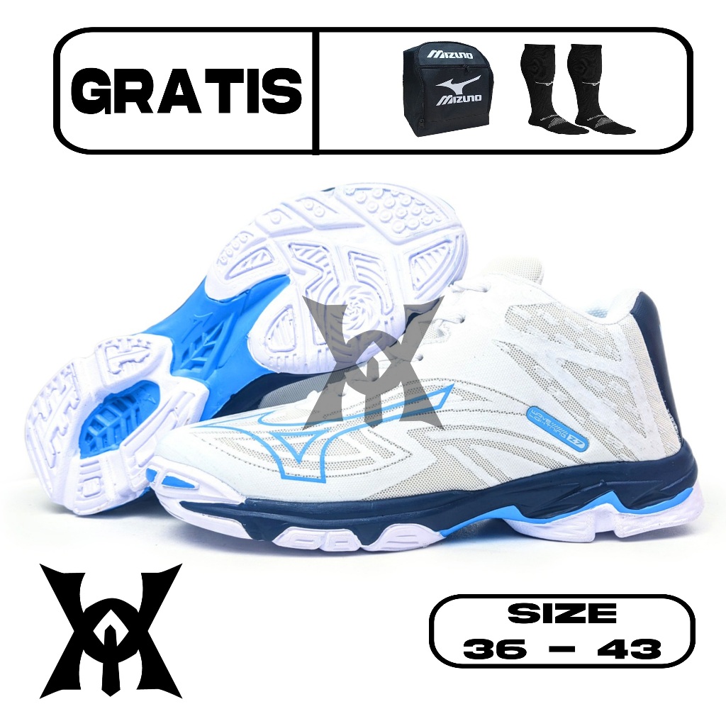 Mizuno wave lightning z7 รองเท้าวอลเลย์บอล Mizuno ผู้หญิงผู้ชาย wlz 7 รองเท้าวอลเลย์บอล Mizuno wlz 7