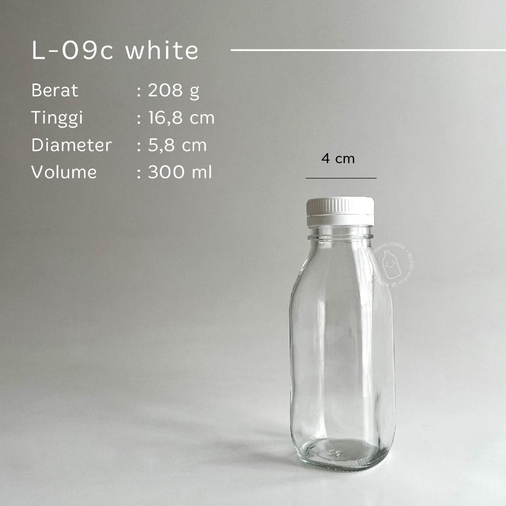 ขวดแก้ว Times Square 300ml 500ml 1 ลิตร - ขวดน้ําผลไม้กาแฟ - กล่อง