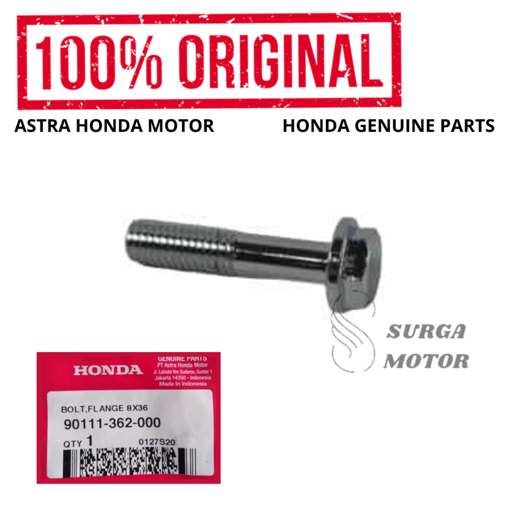 แฮนด์ Raiser Mount Bolt 8x36 Key 12 CB150R เก่า CRF150L CB500F CB500X CB650F Mega Pro 90111-362-000 