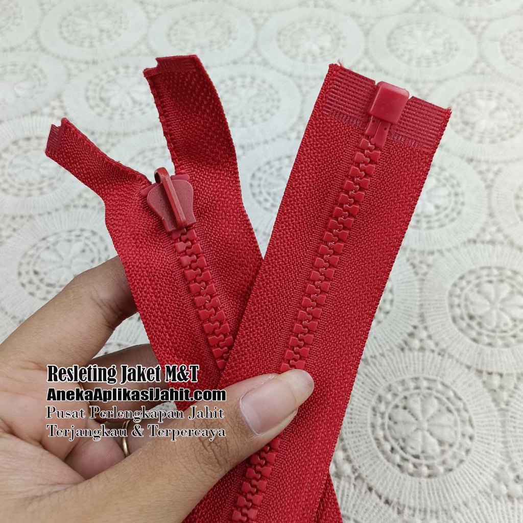 1 ชิ้น VISLON REVERSIBLE JACKET ZIPPER M&T 20 INCHES