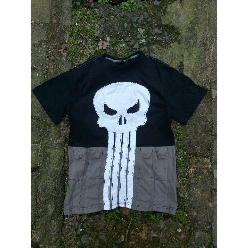 เสื้อยืด Marvel Punisher ปัก Mad Engine ©️2012