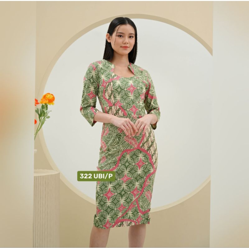 SPAN BATIK DRESS 322 SWEET POTATO/P