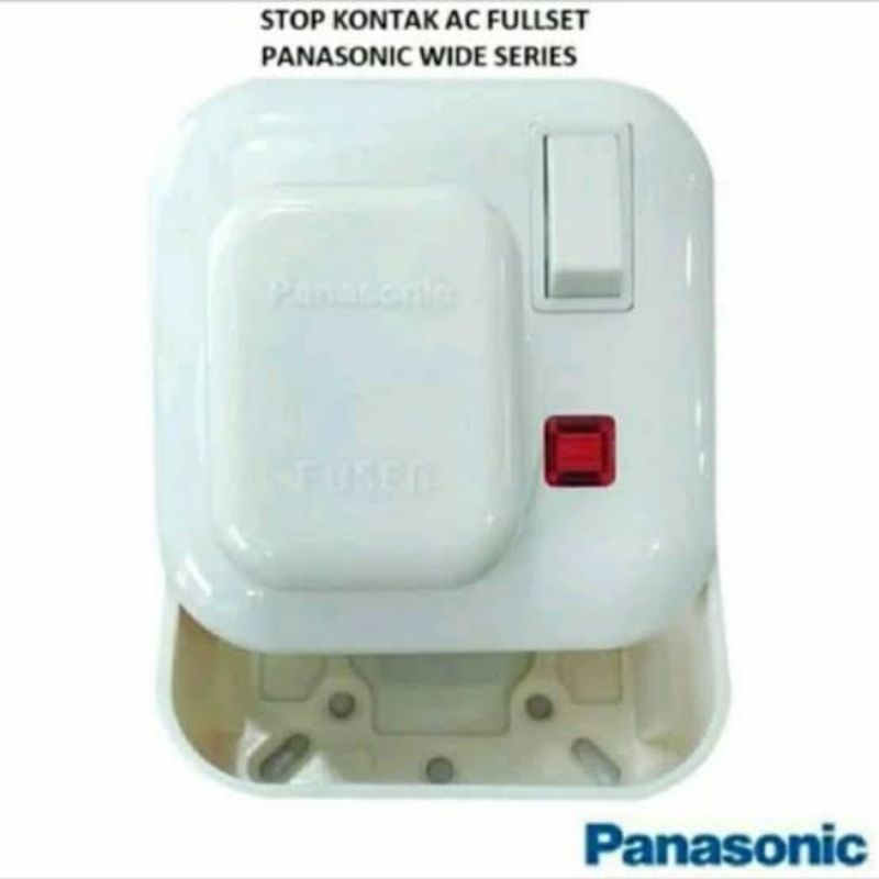 Putih Panasonic Ac ซ็อกเก็ต สีขาว Wbj1214W-3K 1 ชุด
