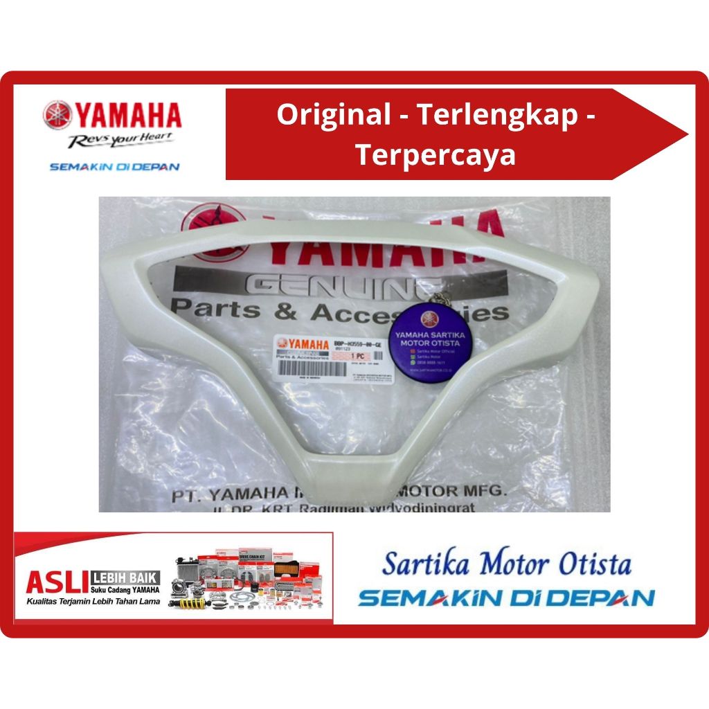 ฝาครอบเรือนไมล์สีขาวเดิมสําหรับ Yamaha All New Aerox