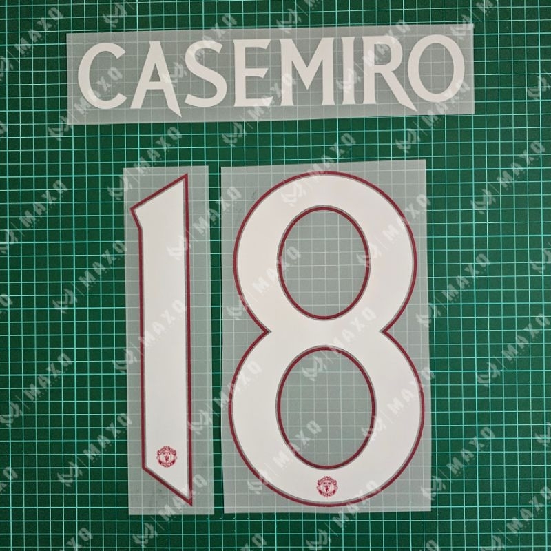 [ Nameset ] JERSEY MAN UNITED AWAY 2023 2024 CUP Ver CASEMIRO