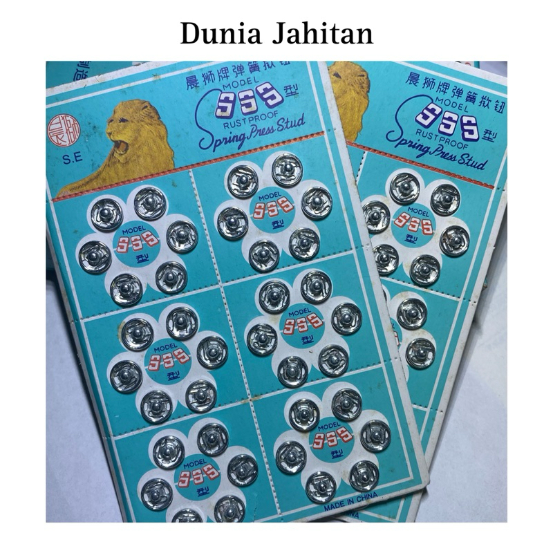 999 SNAP BUTTONS CAP LION-ปุ่มติดตั้ง-CETETET/CEPRET