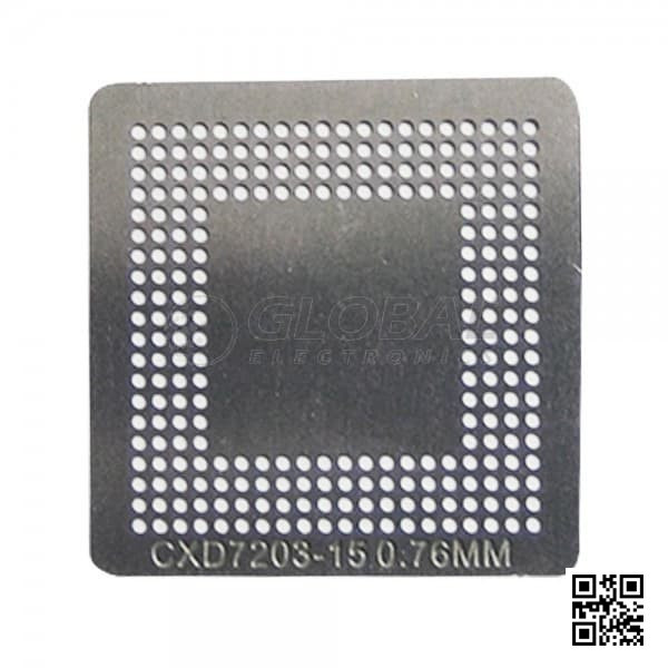 Sony CXD7203-15 CXD7203 CXD 7203 แผ่นความร้อนโดยตรงแม่พิมพ์ลายฉลุ - 15