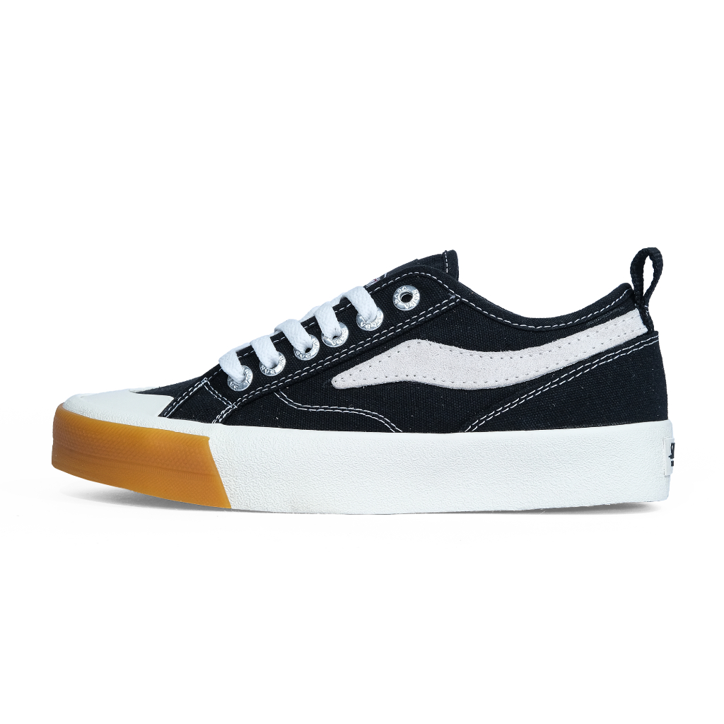SABA Veron Black White Mono Gum - รองเท้าผ้าใบลําลองผู้หญิง