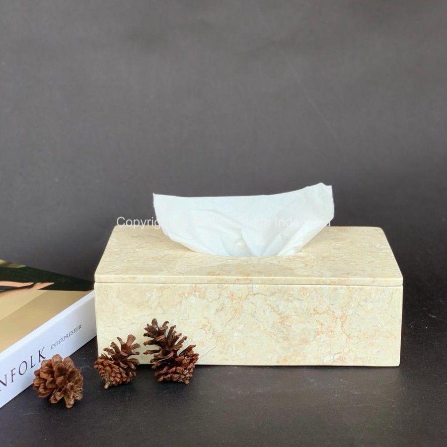 MARBLE TISSUE BOX / MARBLE TISSUE BOX CONTAINER / MARBLE TISSUE BOX