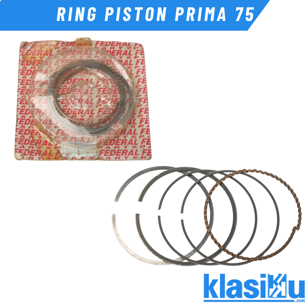 แหวนลูกสูบ Seher เฉพาะ Honda Astraa Grand Prima Supra X Lama Win 100 Oversize 75 Os 0.75 Original