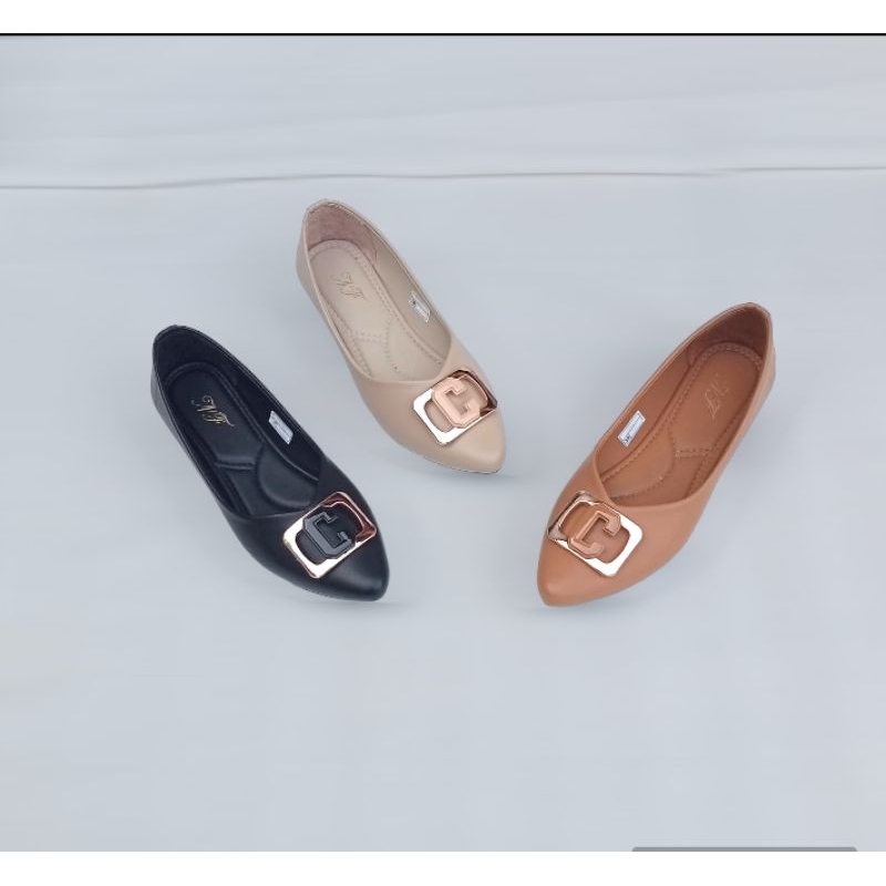 รองเท้าส้นแบนผู้หญิง NFshoes athalia