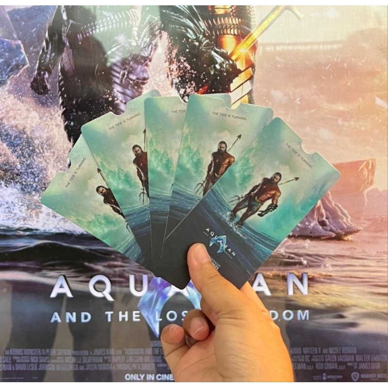 Aquaman CGV Collectable Ticket jastip