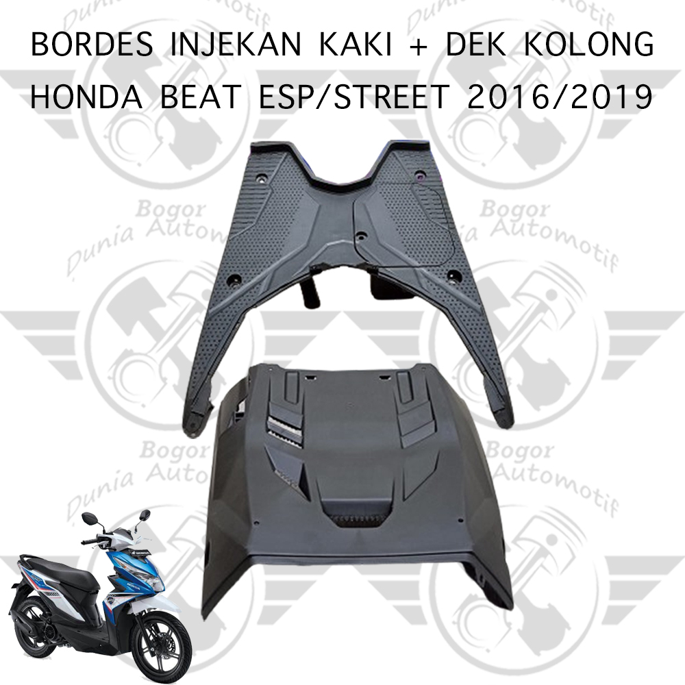 UPPER DECK FOOT INJECTION BORDES AND UNDER DECK HONDA BEAT ESP STREET 2016 2017 2018 2019