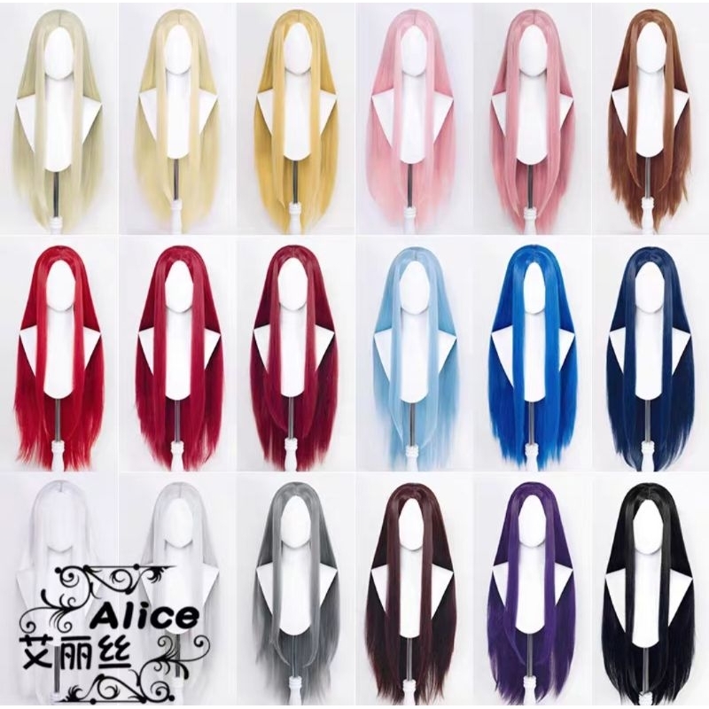 YWAILISI 100CM CENTER-SPLIT BASE WIG / ALICE COSPLAY UNIVERSAL