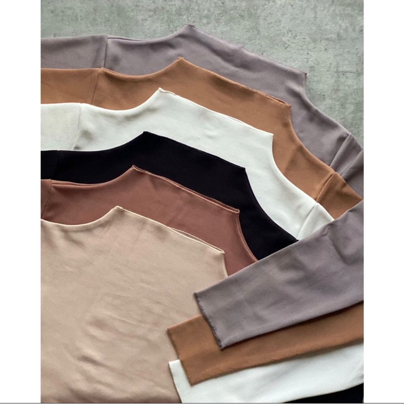 อินเนอร์ HIJAB INNER TURTLENECK แขนยาว ไซส์ XL-XXL