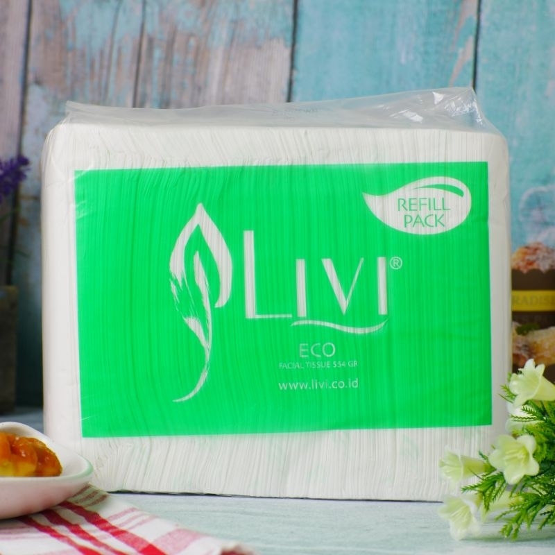 กระดาษเช็ดหน้า LIVI Eco 600s