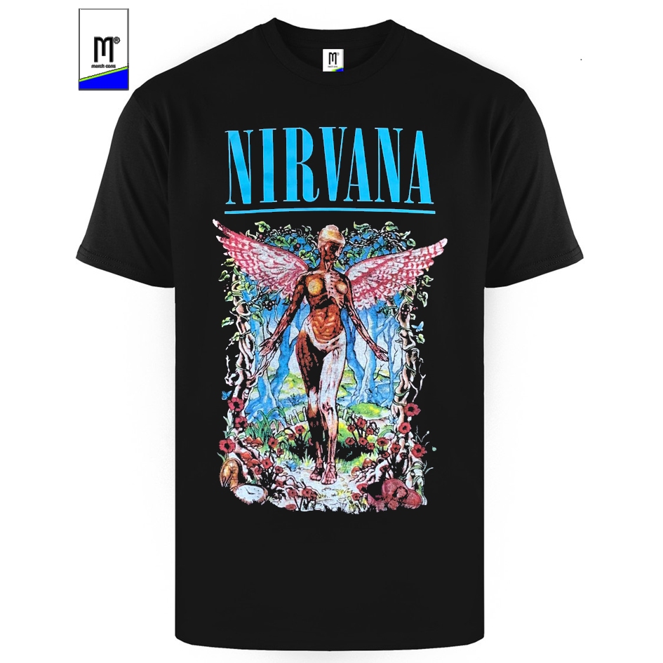 เสื้อยืดวงดนตรี Nirvana ในตัว In Utero ใหม่