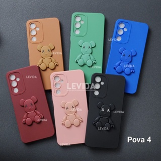 Poco C65 Case Pro Camera Softcase Ringstand KW03 Case Poco C65