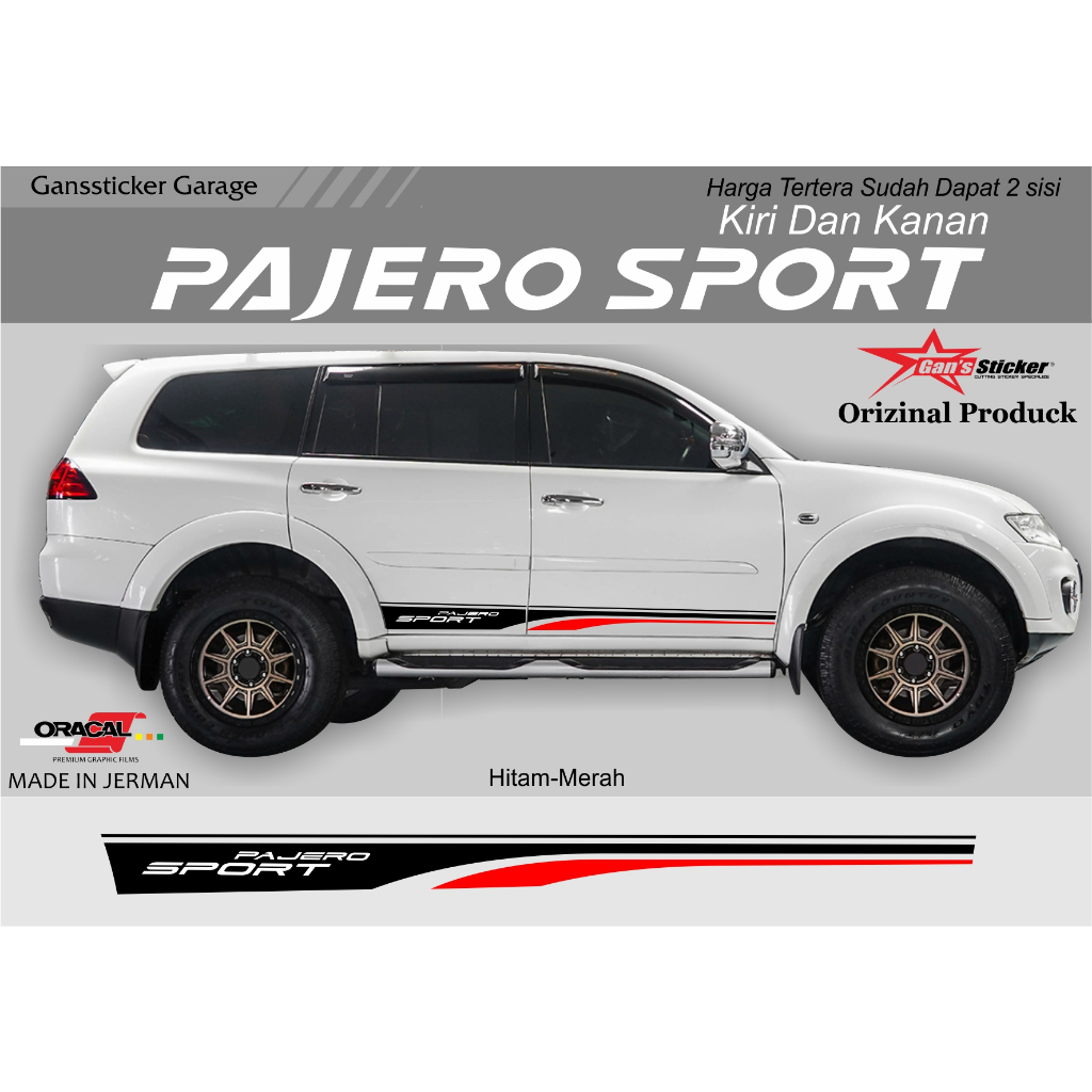 Pajero Sport เก่า 2012 2013 2014 2015 สติ๊กเกอร์ Pajero Sport Accessories