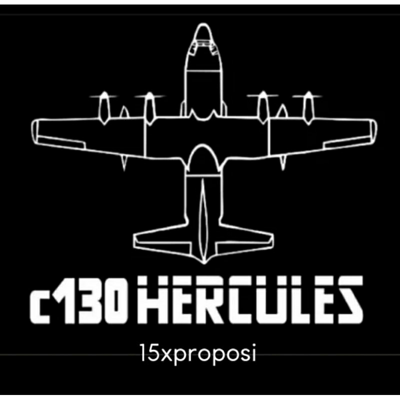 C130 Hercules สติกเกอร์นักสู้เรือเครื่องบินสติกเกอร์ทหารสติกเกอร์ล่าสุด