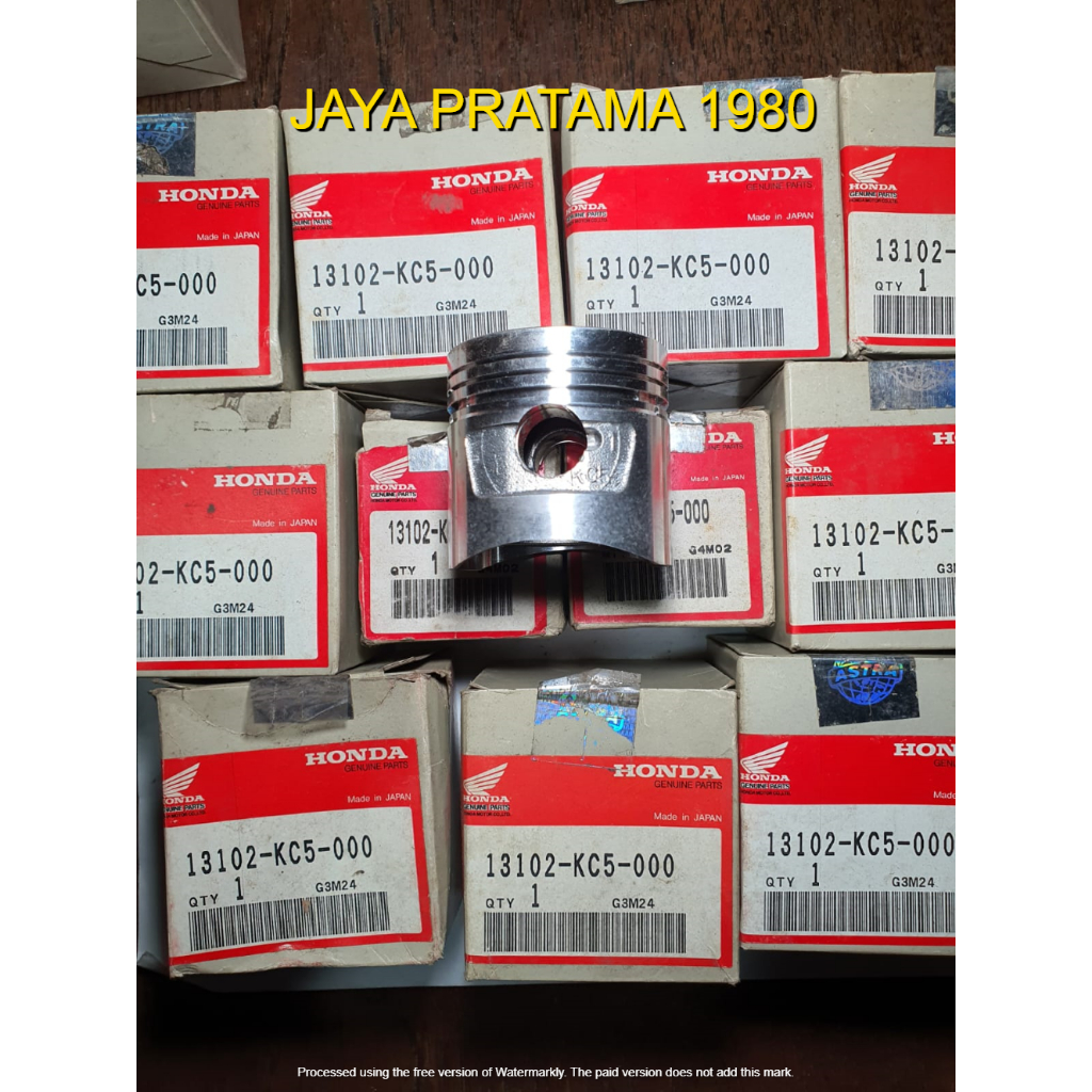 PISTON SEHER IMPORT OS 25 HONDA GL 100 K CDI ORIGINAL HONDA 13102-KC5-000 MADE IN JAPAN J01
