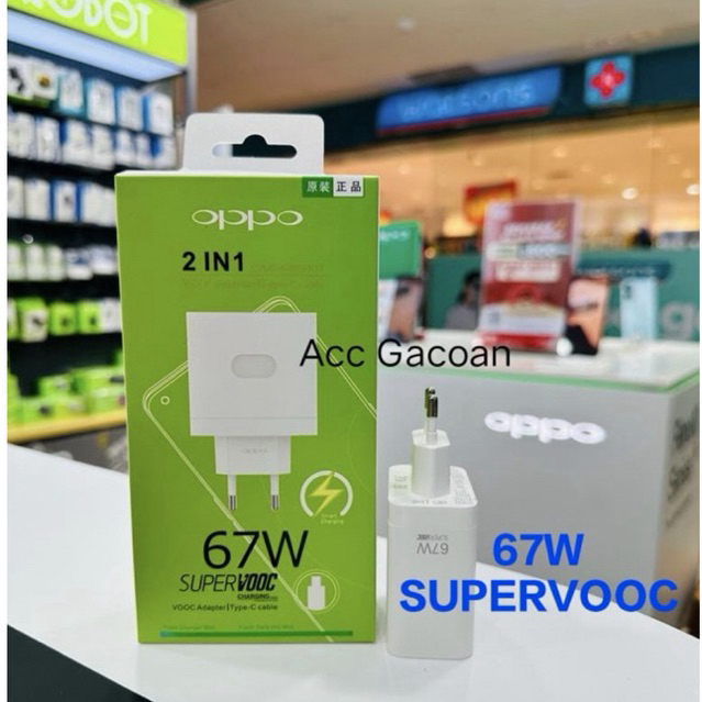เครื่องชาร์จ OPPO SUPERVOOC 67W A78 A98 RENO 7 8T 9 10 11 5G