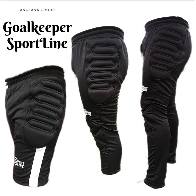 กางเกงผู้รักษาประตู สปอร์ตไลน์ รุ่น 3/4 สั้นและยาวสําหรับผู้ใหญ่ โฟมเต็ม