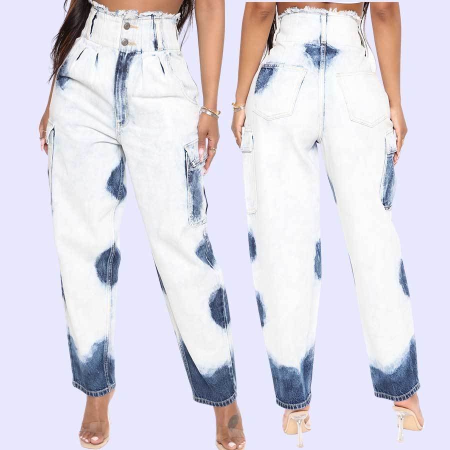 ผู้หญิง& 39;s CARGO JEANS FNLIVINADREAM BAGGY CARGO