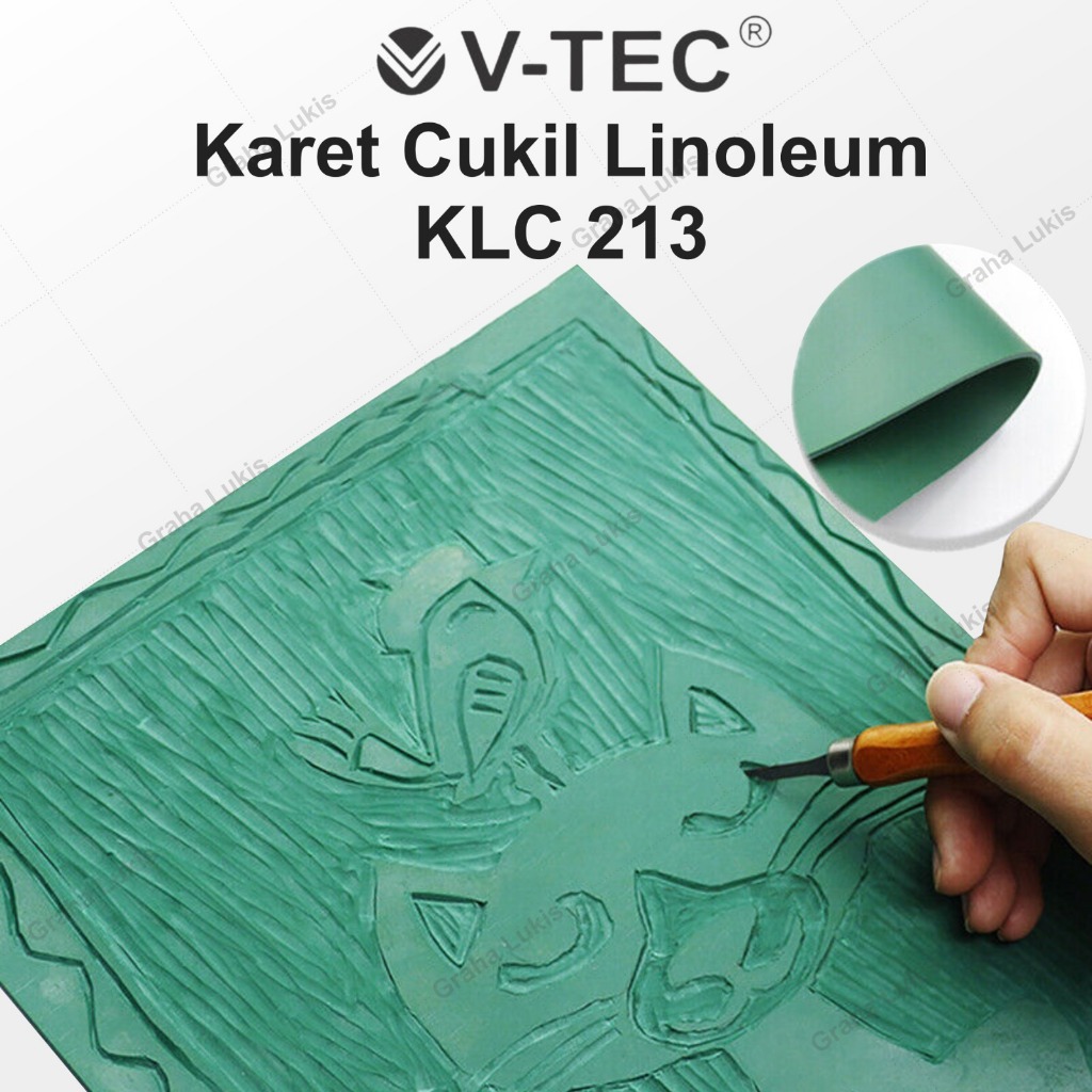 เครื่องตัดยาง Lino A3 / A4 / A5 / V-tec Rubber Cukil เสื่อน้ํามัน KLC 213