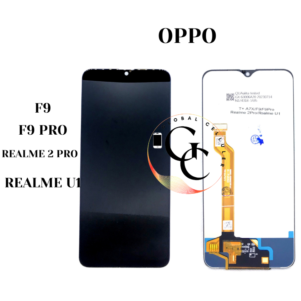 Lcd Oppo F9 F9 Pro Realme 2 Pro U1 Original ( หน ้ าจอสัมผัส Lcd )