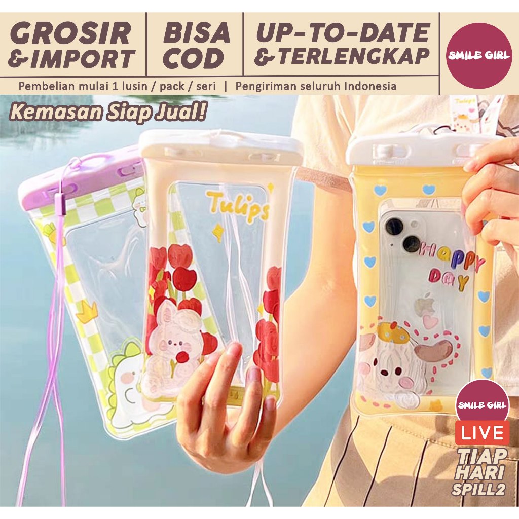 HP SG SG SG SG | WHOLESALE CENTER | 12-36 ชิ้น - เคสโทรศัพท์กันน้ํา Sanrio / เคสโทรศัพท์กันน้ําน่ารั