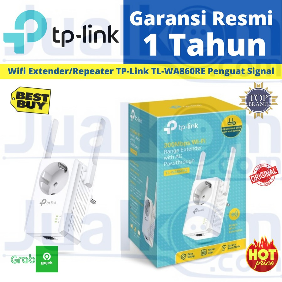 Wifi Extender/ Repeater TP-Link TL-WA860RE เครื่องขยายสัญญาณ TPLINK 860RE