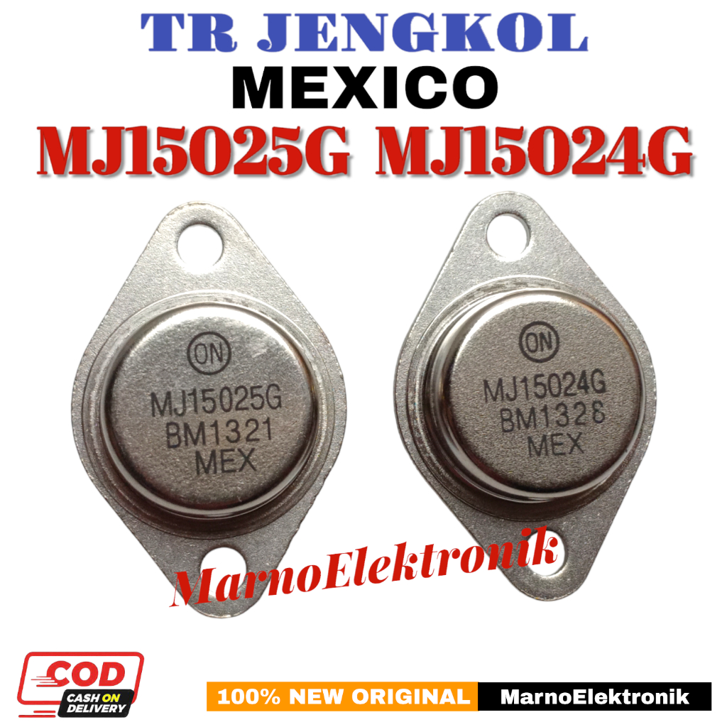 ทรานซิสเตอร์ TR JENGKOL MEXICO MJ15025G MJ15024G 1 ชุด MJ15024 MJ15025 MJ 15024 MJ 15025 MEXICO ต้นฉ