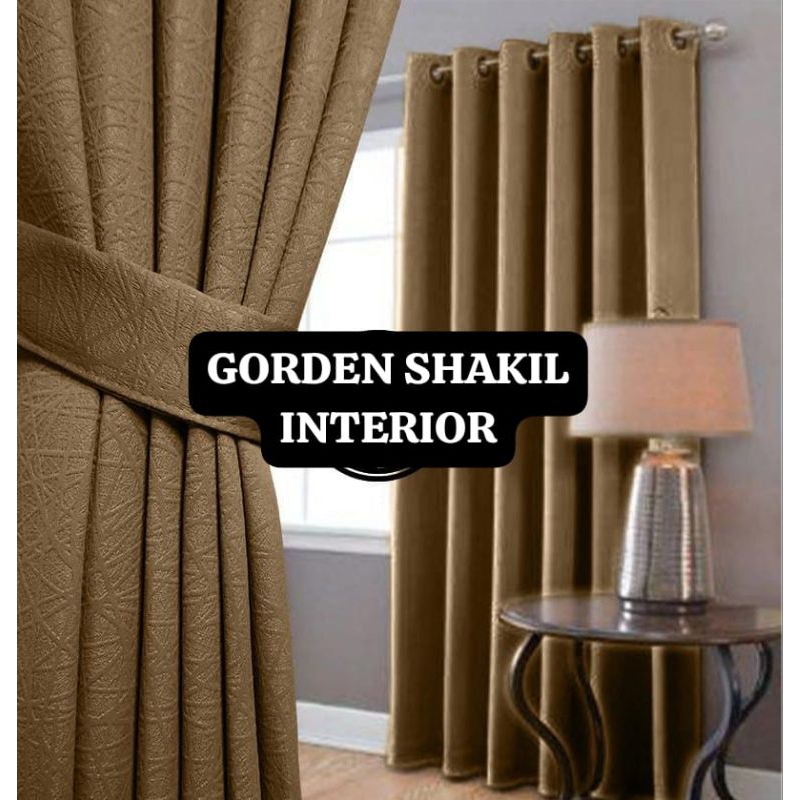 BLACKOUT CURTAINS/THICK CURTAINS, PLAIN CURTAINS/PREMIUM CURTAINS/MINIMALIST CURTAINS LONG WINDOW CU