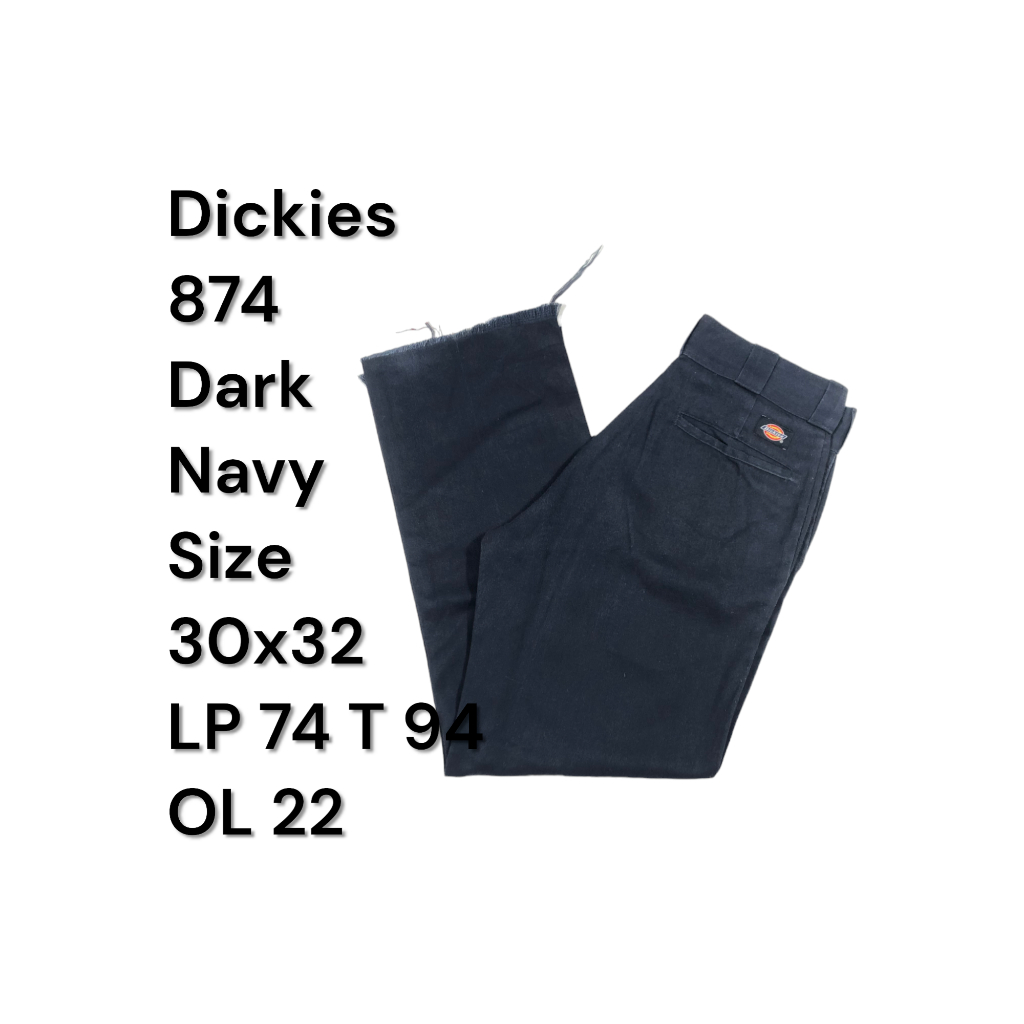 Dickies 874 LP Dark Navy ไซส ์ 30 เหมือนใหม ่